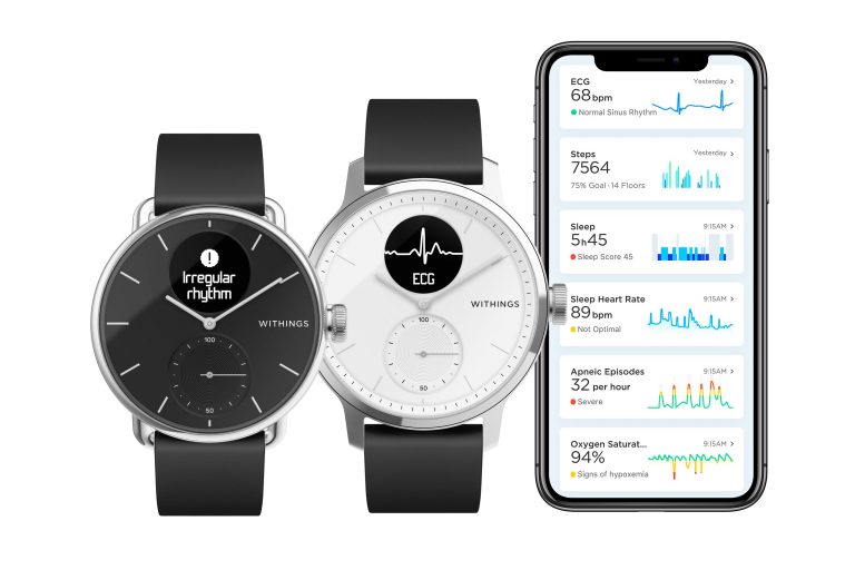 Fellélegezhetnek a horkolók - az új Withings okosóra a légzésünket is figyeli