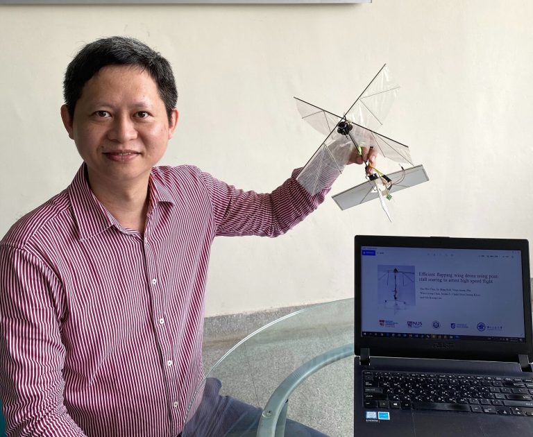 Tökéletesen siklik és lebeg a legújabb ornithopter drón