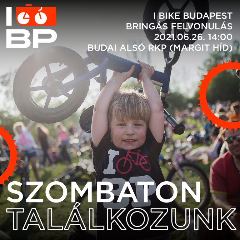 Szombaton itt az I bike Budapest bringás felvonulás