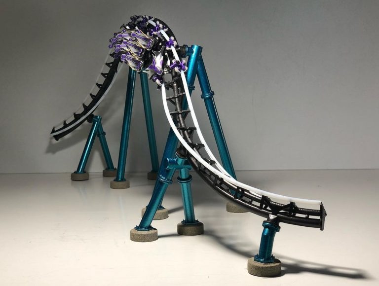 Ma még csak miniatűr prototípus, egy nap a jövő hullámvasútja lehet ez a 3D nyomtatásos modell