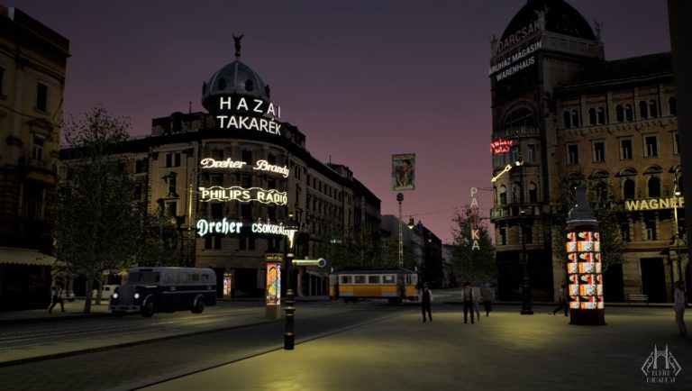 Látványos videojátékban járhatjuk be a negyvenes évek Budapestjét