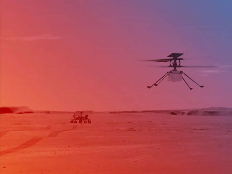 Az első helikopter a Marson extra hosszú út során mutatta be, milyen a bolygón repülni