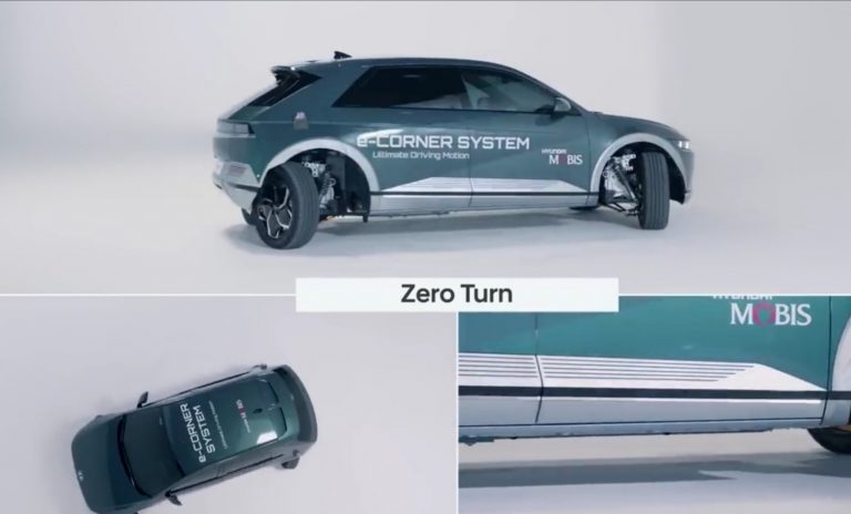 A Hyundai elektromos autója már oldalazva is tud parkolni