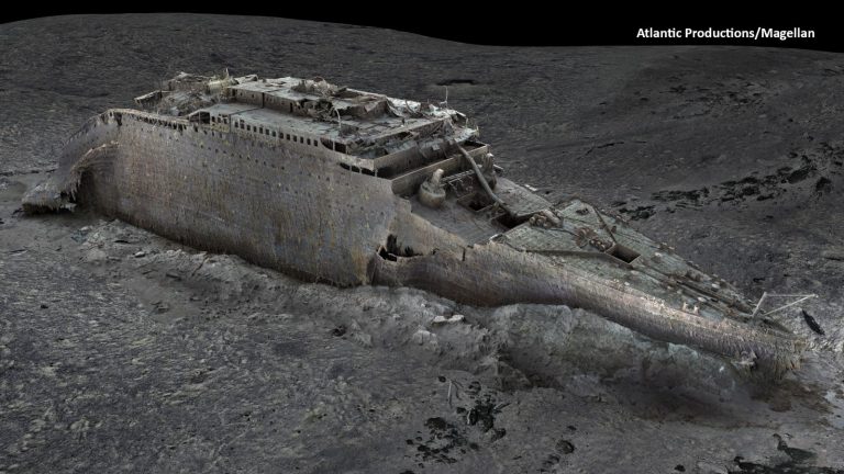 Úgy láthatjuk a Titanic roncsát, mintha nem lenne víz alatt